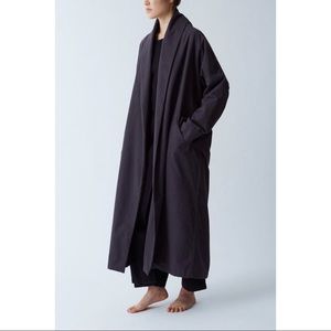 BLACK CRANE Long Coat in Cream 🕊 NWOT